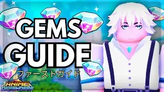 How to Get GEMS FAST Methods | Anime Defenders