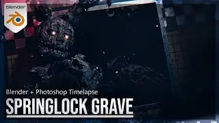 Springlock Grave - Blender FNaF Timelapse