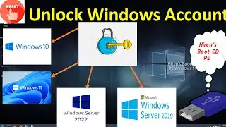 How To RESET Administrator or Any windows  ID Password Using pen drive | Hiren Boot password utility