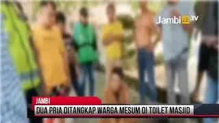 Dua Pria Ditangkap Warga Mesum di Toilet Masjid