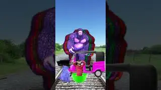 15 Gta 5 bigfoot 2 cat, baby attack & save bye, mr funny vfx magic video #short