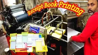 Receipt Book Printing Process. Bill Book Print. Invoice Book Printing. Offset Printing Machine.