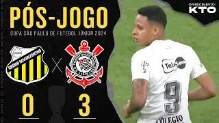 NOVORIZONTINO 0x3 CORINTHIANS 🔴 PÓS-JOGO | Semifinal | COPINHA 2024