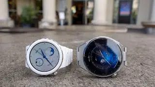 Huawei Watch GT 3 Pro 46 mm Titanium and 43 mm Ceramic unboxing and hands on