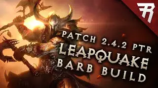 Diablo 3 2.4.3 Barbarian Build: Leapquake GR 90+ (PTR, Season 9)