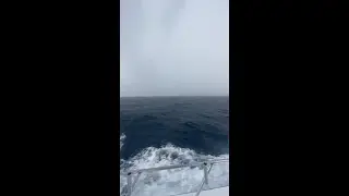 Ocean lightning strike near Jupiter during strong storms