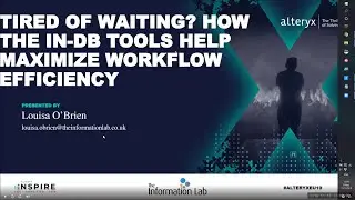 Tired of Waiting How the indatabase tools help maximise workflow efficiency