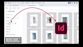 How to Rotate PDF Pages and convert to InDesign!
