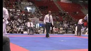 Team Kumite semi final BRA vs Colin Chin CAN 2nd match