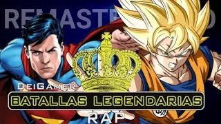 Goku vs Superman|Batallas legendarias rap|(REMASTERIZADO).