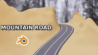 how to create a mountain road in blender || easy guide