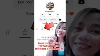 How to become TikTok affiliate without 1k followers  #tutorial #videoguide #affiliatemarketing