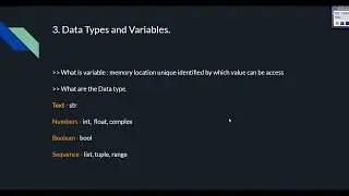 3. Variables and Datatypes in Python Hindi