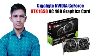 Gaming Graphics Card Gigabyte NVIDIA GeForce GTX 1650 OC 4GB Graphics Card