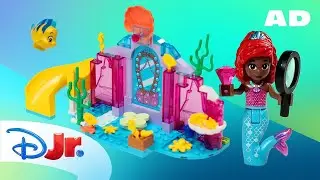 AD | Ariels Crystal Cavern Lego Playset Toy Play 🐳 | Disney Jr.’s Ariel | @disneyjunior