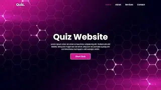 How To Make Quiz Website Using HTML CSS And Javascript