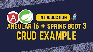 1. Angular 16 and Spring Boot 3 Crud Example (Introduction)