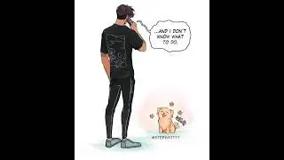 Cutest stalker❣️#funny#webtoon#manhua#yt#viral#manhwa#manga#fun#comics#stephattyy#dog