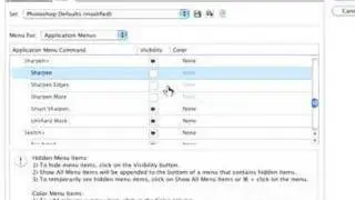 Photoshop CS3 Tutorial - Customizing Menus