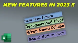 4 New Excel Features which you should be aware of in 2023 | MiTutorials