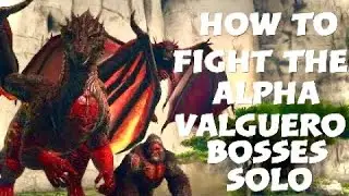 Ark how to fight the Valguero bosses solo