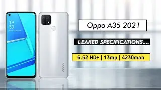 Oppo A35 2021 Specifications | Mediatek Helio P35 | First look | Camera | Price | Trailer | ⚡⚡