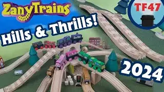 New Zany Trains 3 Level Ascending Track! Build Taller Hills! 2024 TF47 Model Review For Adults!