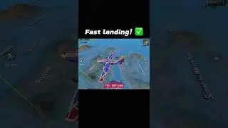 Update 3.2 - How to land fast ✅❌ #pubgmobile #bgmi #ruby__yt