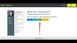 Build and Download Resume/CV In Django -  Part 1