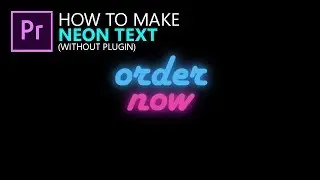 HOW TO MAKE 'NEON TEXT' IN PREMIERE PRO CC2017 WITHOUT PLUGIN (BAHASA)