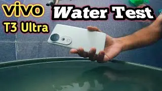 Vivo T3 Ultra Water test || ip68 water resistant || vivo t3 ultra mobile || #vivot3ultra5g