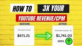 How to increase YouTube revenue | How to increase your YouTube CPM |How to increase your CPM