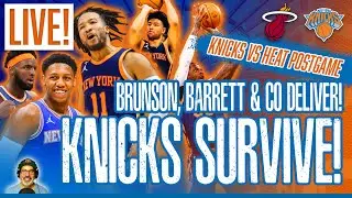 KNICKS SURVIVE! Force Game 6 in Miami! | LIVE POSTGAME RECAP