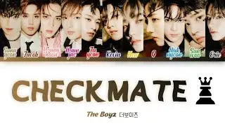 더보이즈(THE BOYZ) - CHECKMATE(Stage Ver.) (체크메이트) 가사(Lyrics) [Color Coded 한국어|ROM|ENG]