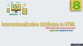 HTML Internationalization Attributes | Web Application Development | Part 8