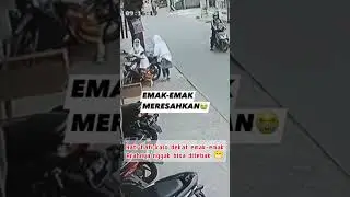 ketika Ras terkuat di bumi bawa motor 😁 waspadalah #momenlucu #komedi #emakemak #emakpahlawanku