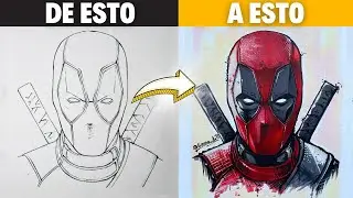 Como Dibujar a DEADPOOL Paso a Paso | Gamo Art