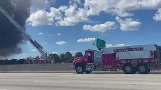 I-95 tanker truck fire