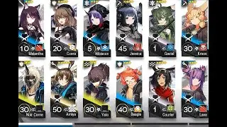 Arknights 4-4 challenge mode low level/rarity f2p