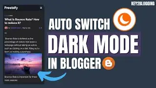 How to Enable Dark Mode in Blogger (Prefers-color-scheme in CSS)