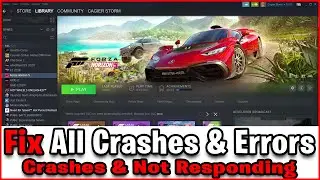 Fix Forza Horizon 5 Crashing and Launching Issues! Crash after 30 min & Not Responding 2023!