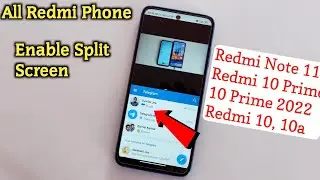 Enable Split Screen all Redmi Mobile | Redmi Note 11, Redmi 10 Split Screen Kaise Enable Kare