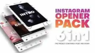 Awesome Instagram Opener Pack | After Effects Templates Download