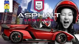 ASPHALT 9 LEGENDS CRAZY GIRL DRIVER