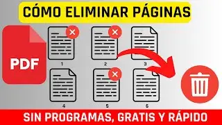 Eliminar páginas de un PDF sin programas, fácil y rápido