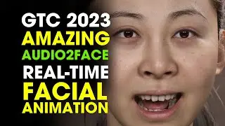 NVIDIA Omniverse Audio2Face Real-Time Facial Animation | GTC 2023