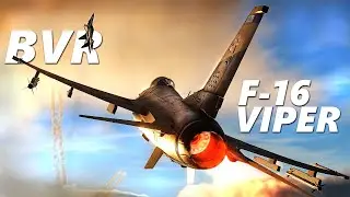 F-16 Viper BVR (Beyond Visual Range) fight Vs MiG-29 Fulcrum | DCS World