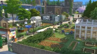 The Allotments Community Garden | The Sims 4 Speed Build