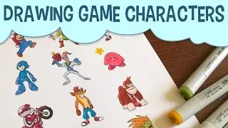 Drawing Video Game Characters With Copic Markers