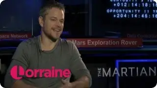 Matt Damon On The Martian And His Daughters | Lorraine